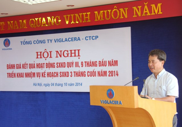 Hội nghị đánh giá kết quả hoạt động SXKD quý III, 9 tháng đầu năm và triển khai nhiệm vụ KH SXKD 3 tháng cuối năm 2014